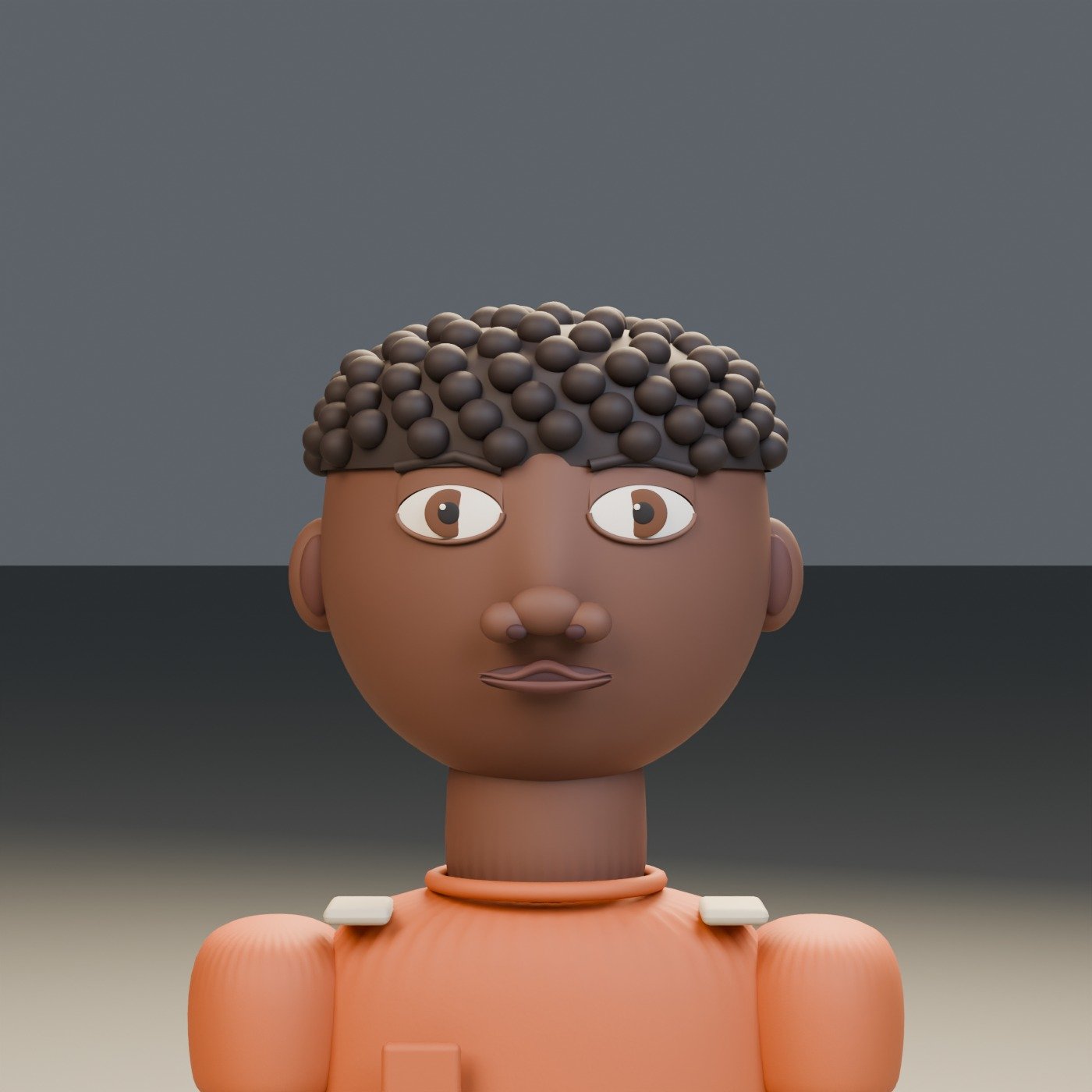 Heru face front · developmental study