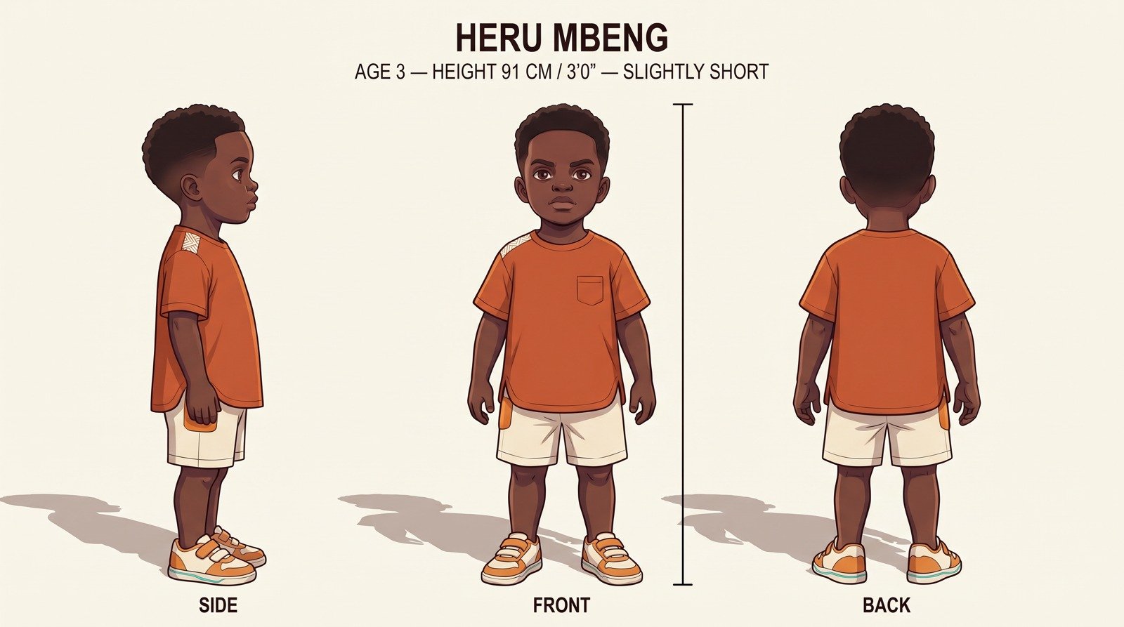 Heru · approved illustrated identity reference