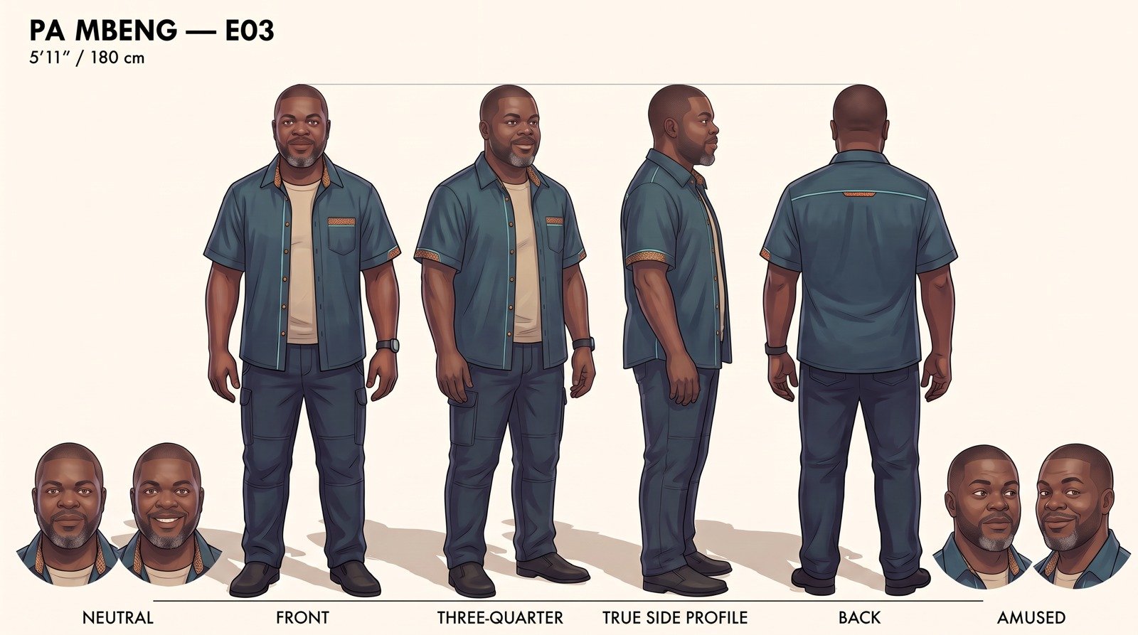 Pa Mbeng · approved illustrated identity reference